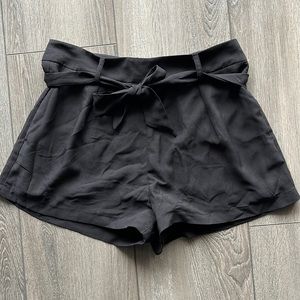 GUESS | Black Shorts with Tie Waist